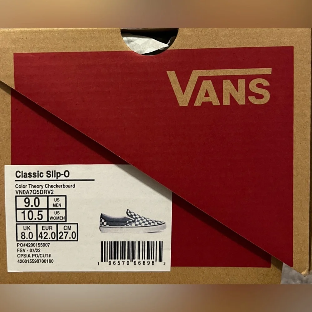 Vans new box